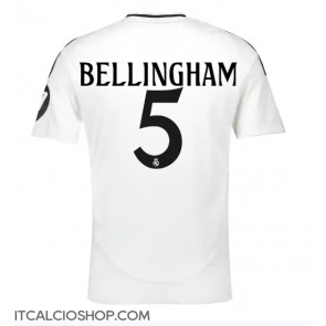 Real Madrid Jude Bellingham #5 Prima Maglia 2024-25 Manica Corta